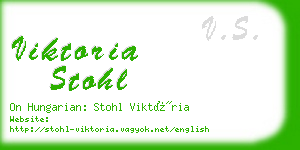 viktoria stohl business card
